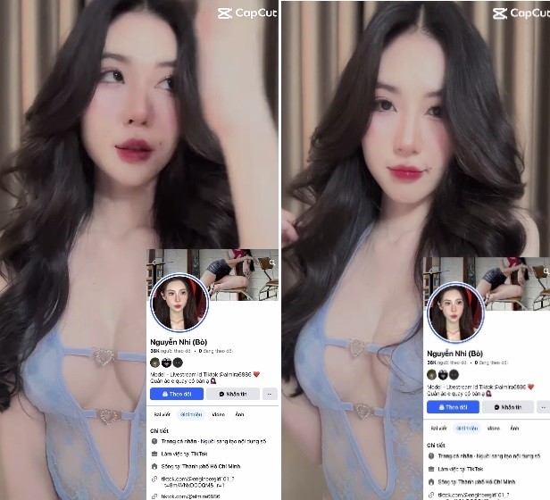Poster of Clip sex Nguyễn Nhi TikTok mông bự chỗ kín đẹp