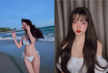 Poster of Em gái Ngân babe thích Chịch trên sofa với bạn trai cực đỉnh