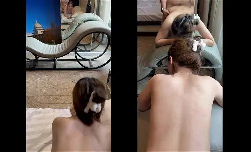 Poster of Em sinh viên yêu chiều vừa cưỡi ngựa vừa mút ti từ giường xuống ghế tình yêu