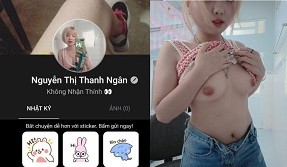 Poster of Sex Thanh Ngân khoe vú bự thích Chịch rất hấp dẫn anh em