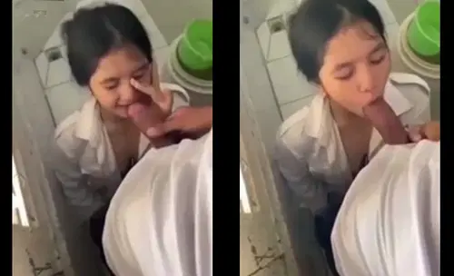 Poster of Trốn tiết học bé nữ sinh bú cây hàng khủng của bạn thân trong wc trường